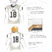 Under Armour Notre Dame illustration